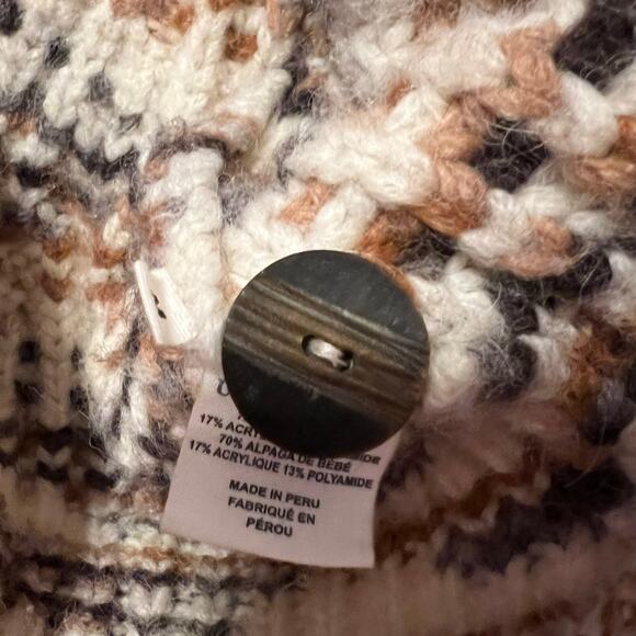 Ulla Johnson Greta Alpaca Blend Cardigan Marled Knit Medium - Picture 14 of 15